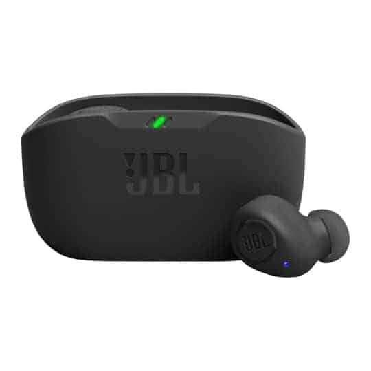 JBL Wave Vibe Buds True Wireless Black Bluetooth Earbuds + Charging Case